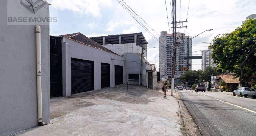 Galpão, 484 m² - venda por R$ 2.100.000,00 ou aluguel por R$ 12.120,00/mês - Ipiranga - São Paulo/SP