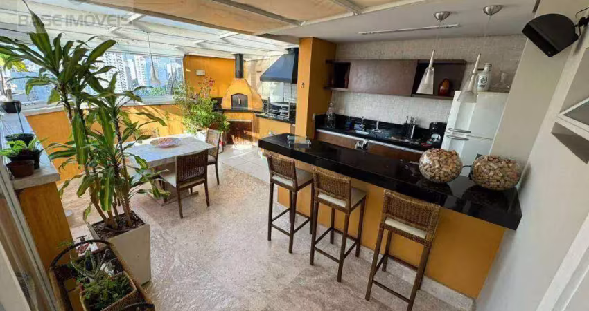 Cobertura com 3 dormitórios à venda, 225 m² por r$ 2.300.000,00 - saúde - são paulo/sp