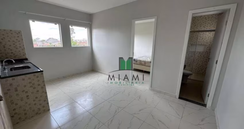 Apartamento com 1 dormitório para alugar, 22 m² por R$ 1.555,00/mês - Capão Raso - Curitiba/PR