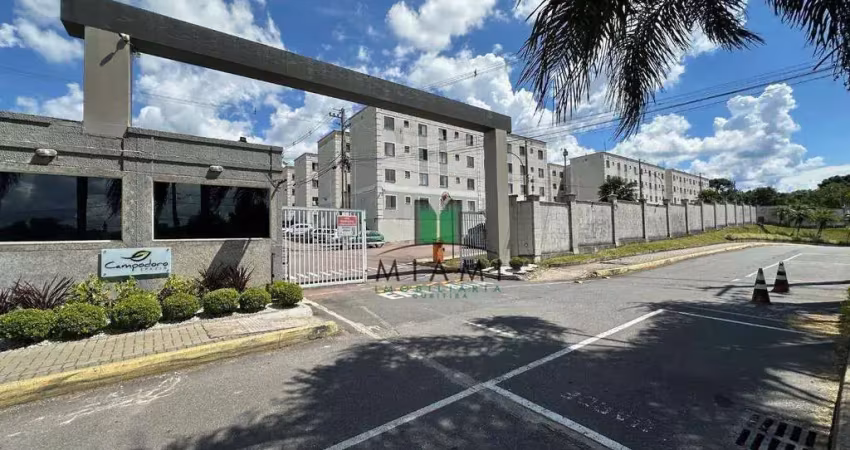 Apartamento com 2 dormitórios para alugar, 43 m² por r$ 1.545,00/mês - cachoeira - araucária/pr