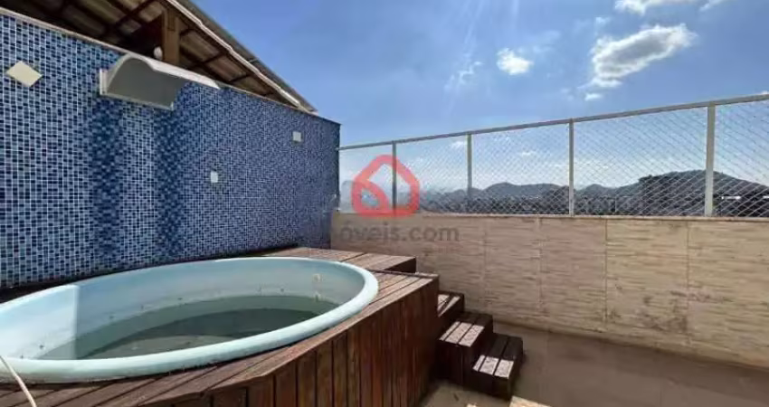 Cobertura com 2 quartos à venda na Avenida Geremário Dantas, 635, Pechincha, Rio de Janeiro