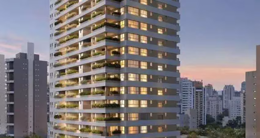 Apartamento à venda em são paulo, moema, com 3 quartos, 123,42m²