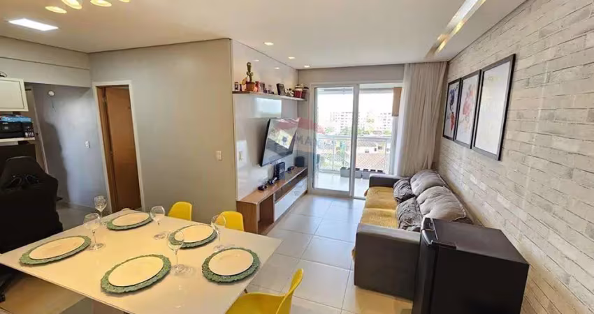 Apartamento no liberty, semi mobiliado, 3 quartos com varanda e andar alto