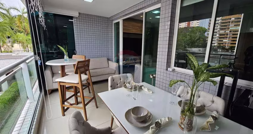 Residencial topázio, apartamento de 3 quartos semi-mobiliado