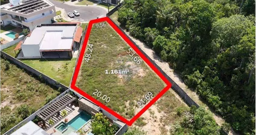 Terreno exclusivo com 1.161m2 no condominio praia dos passarinhos - ponta negra- oportunidade!