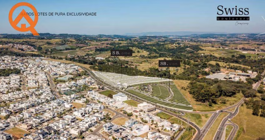Terreno à venda em Campinas, Swiss Park, com 209 m², Swiss Boulevard Campinas - Sion