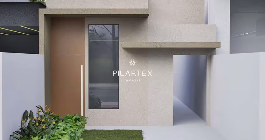 Casa próxima ao aeroporto moderna com pé direito alto, piscina e gourmet – entrega 2025