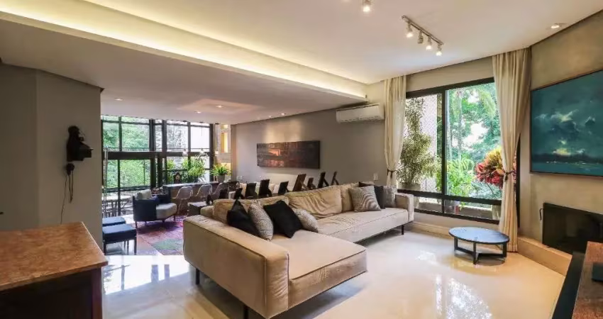 Apartamento com 4 dormitórios à venda, 234 m² por r$ 2.300.000,00 - real parque - são paulo/sp