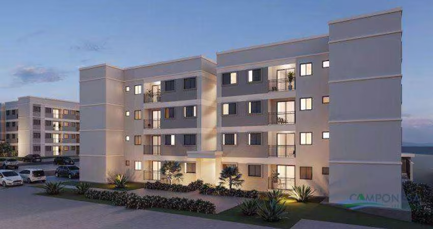 Apartamento com 2 dormitórios para alugar, 46 m² por R$ 1.230,00/mês - Conjunto Vivi Xavier - Londrina/PR