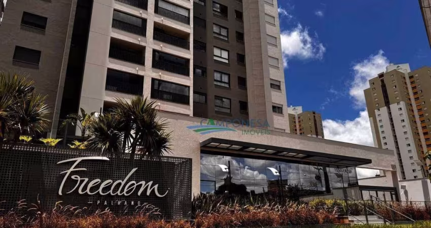 Apartamento com 1 dormitório para alugar, 45 m² por R$ 3.000,00/mês - Gleba Palhano - Londrina/PR