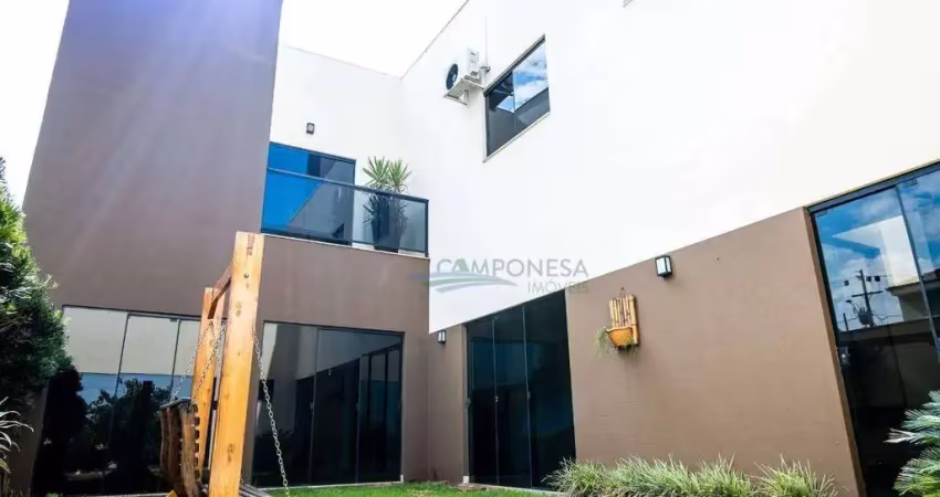 Casa com 3 dormitórios à venda, 270 m² por r$ 1.790.000,00 - gleba fazenda palhano - londrina/pr