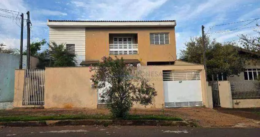 Sobrado com 4 dormitórios, 350 m² - venda por r$ 1.400.000,00 ou aluguel por r$ 5.000,00/mês - aeroporto - londrina/pr