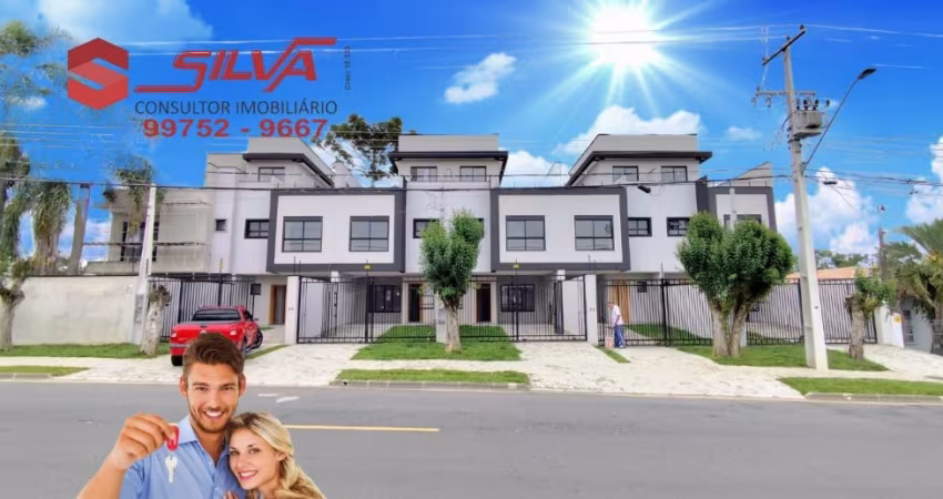 Sobrado Triplex  c/135m² c/ Quintal - c/ 03 Qtos sendo 01 Suíte Master - Terraço  Lounge - Instalação p/ Ar Condicionado - Cajuru - Curitiba