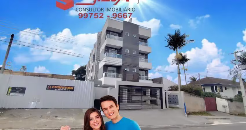 Apartamento no centro c/62m² - 02 qtos sendo 01 suíte c/ sacada - sala de estar c/ sacada c/ churrasqueira - pinhais - pr