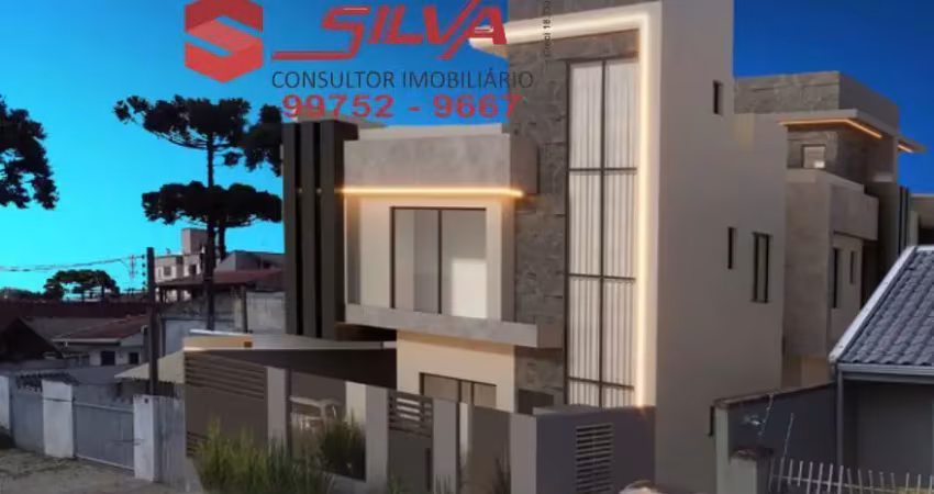 Sobrado triplex c/ 165m² - 03 qtos sendo 01 suíte - c/ terraço - uberaba - curitiba - pr