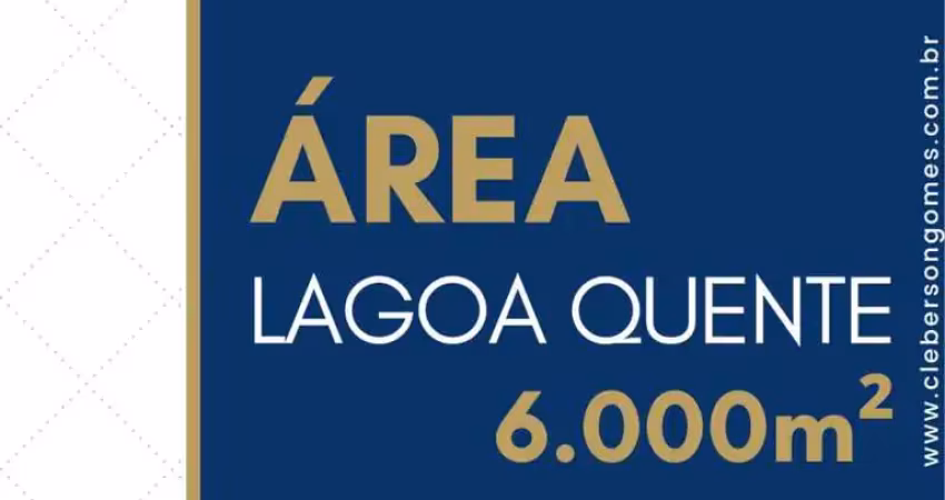 Lote para venda em caldas novas, setor lagoa quente