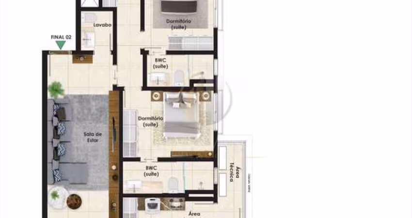 Apartamento em Centro - Guaratuba, PR