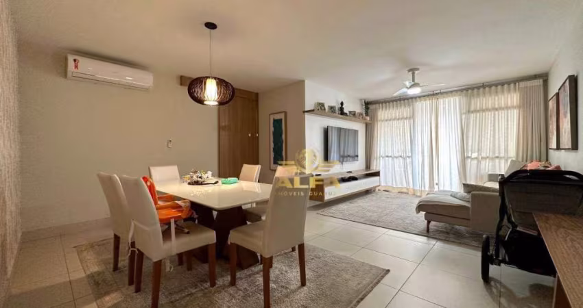 Perto da praia - Apartamento reformado com 3 quartos - Condomínio com lazer - 2 vagas - Pitangueiras, Guarujá/SP