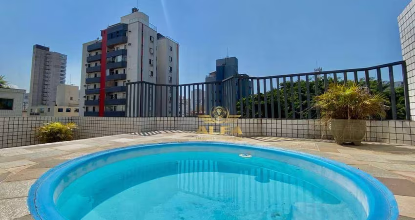 Cobertura com 3 dormitórios à venda, 175 m² por R$ 890.000,00 - Tombo - Guarujá/SP