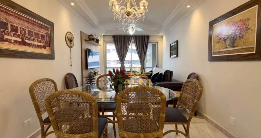 Apartamento com 3 dormitórios à venda, 100 m² por R$ 630.000,00 - Pitangueiras - Guarujá/SP