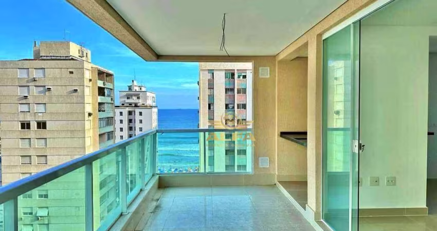 Apartamento com 3 dormitórios sendo 1 suíte  à venda - Lazer - Vista para o mar - Praia Pitangueiras - Guarujá/SP.