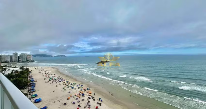 Apartamento na praia à venda na praia das astúrias | alfa imóveis guarujá