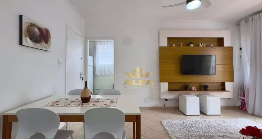 Apartamento com 1 dormitório à venda, 57 m² por r$ 375.000,00 - pitangueiras - guarujá/sp