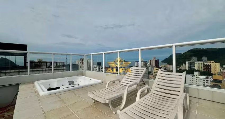 Cobertura à venda na praia das Astúrias | Alfa imóveis Guarujá.