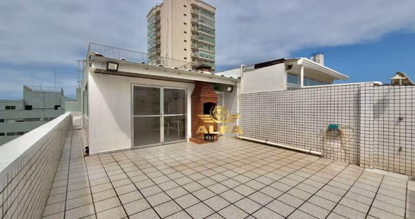 Cobertura à venda no tombo em guarujá | alfa imóveis guarujá