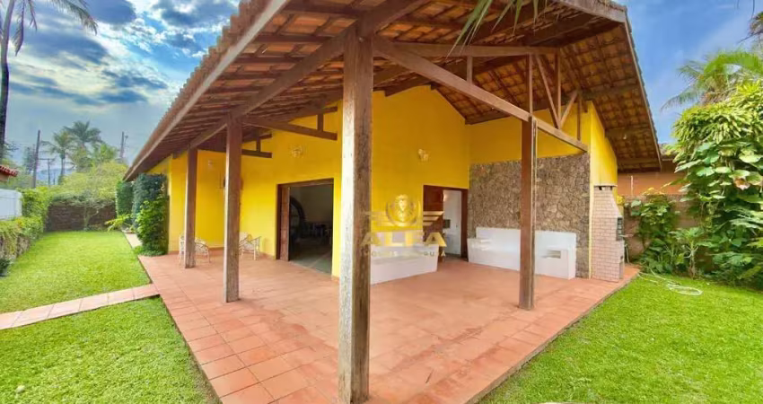 Casa com 3 dormitórios à venda, 192 m² por r$ 790.000,00 - balneário praia do pernambuco - guarujá/sp