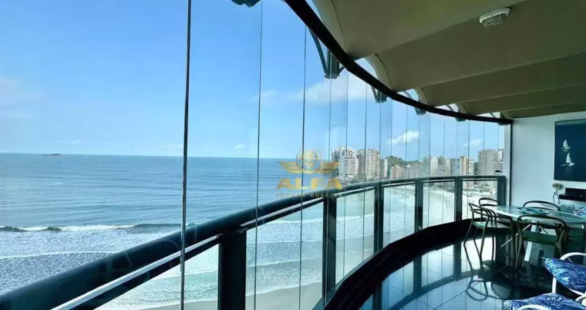 Apartamento com 3 dormitórios à venda, 180 m² por r$ 2.450.000,00 - jardim astúrias - guarujá/sp