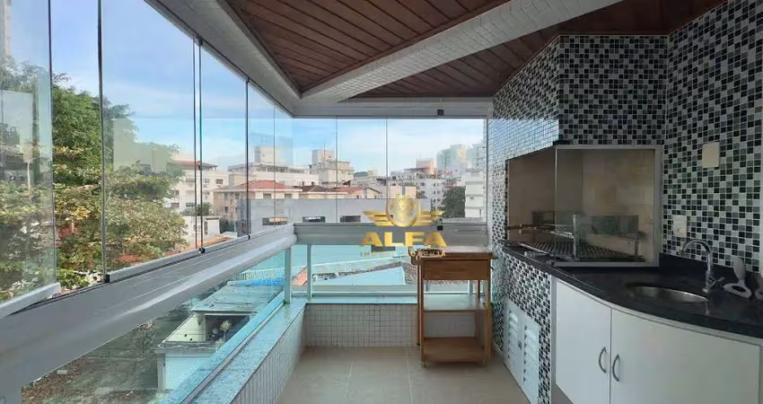Apartamento com 3 dormitórios à venda, 98 m² por r$ 800.000,00 - tombo - guarujá/sp