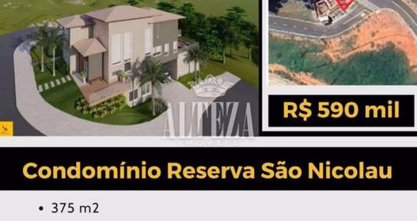 Terreno em condomínio fechado à venda na Alameda Nicolau João Tebecherani, Nova Gardênia, Atibaia