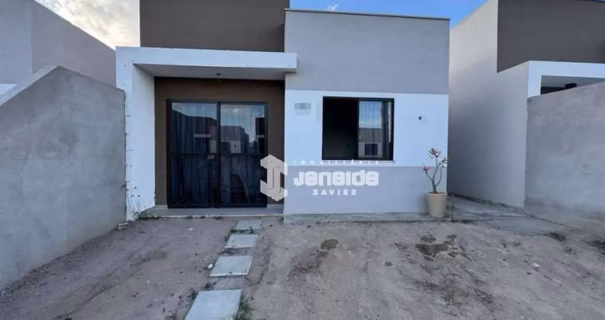 Casa com 2 dormitórios em condominio à venda, 40 m² por r$ 250.000 - papagaio - feira de santana/ba