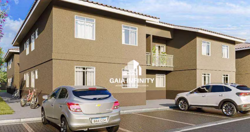 Apartamento com 2 dormitórios à venda, 44 m² por r$ 253.826 - campo largo da roseira - são josé dos pinhais/pr