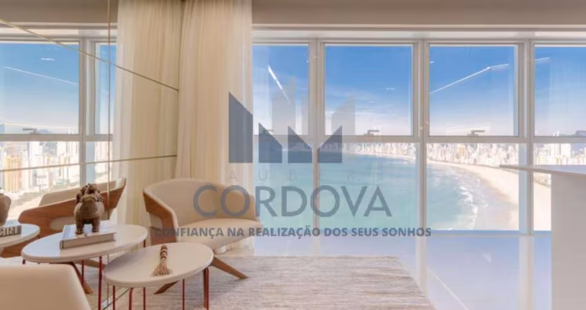 APARTAMENTO 3 SUÍTES  FRENTE MAR, PRONTO PARA MORAR EM BALNEÁRIO CAMBORIÚ- PADRÃO FG