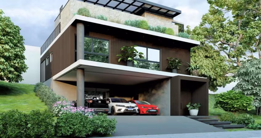 Green House Haras - Luxuosa casa de 4 suítes com 3 salas, 5 banheiros e 3 vagas de garagem em Balneário Camboriú-SC, bairro Ariribá.