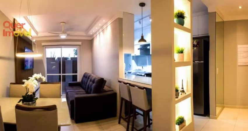 Apartamento à venda em Ribeirão Preto-SP, no Parque dos Lagos: 2 quartos, 1 suíte, 77m² e 2 vagas de garagem!