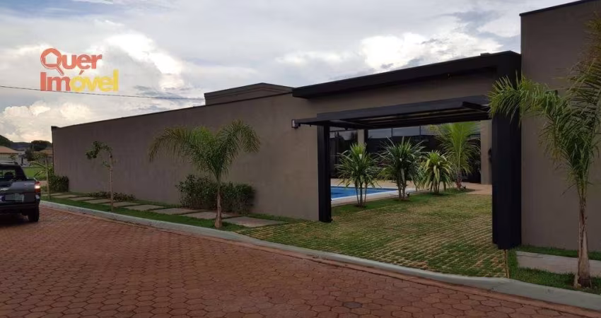Chácara de luxo no Condomínio Recanto Rio Pardo em Ribeirão Preto-SP  4 quartos, 4 suítes, 450m²  Quer Imóvel Negócios Imobiliários