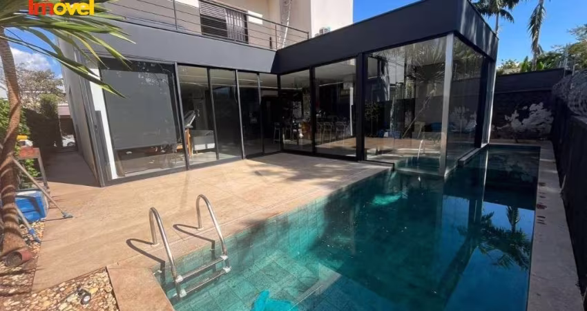 Casa de alto padrão no Condomínio La Provence, Ribeirão Preto-SP, 3 suítes, 4 salas, 5 banheiros, 4 vagas, 354m²  Quer Imóvel Negócios Imobiliários