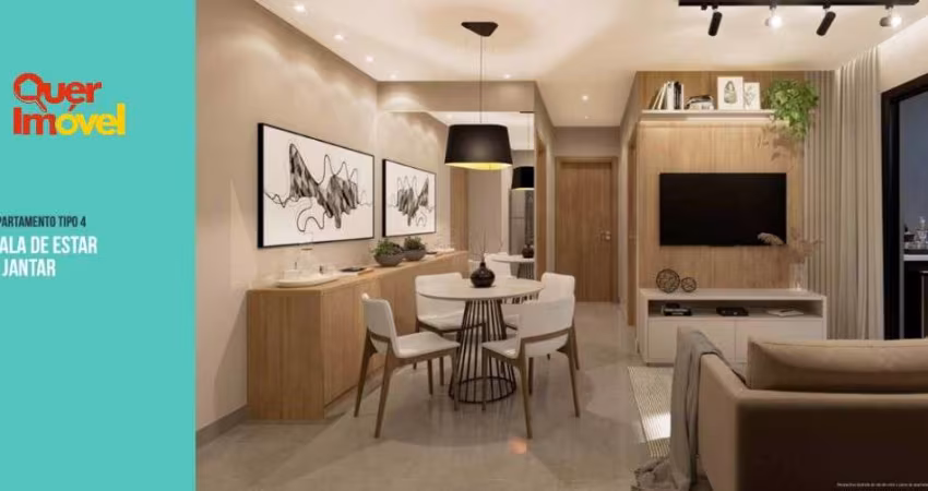 Apartamento à venda no Alto da Boa Vista, Ribeirão Preto-SP: 1 quarto, 1 suíte, 1 sala, 2 banheiros, 1 vaga, 56m²!
