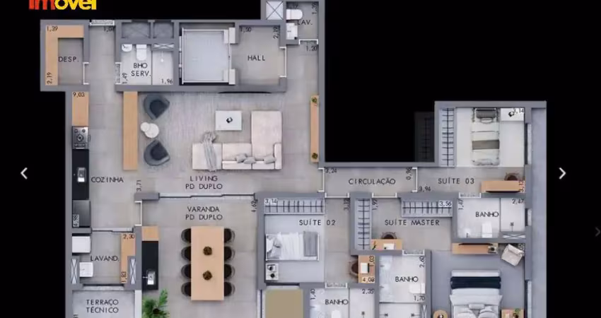 Apartamento com 3 quartos à venda no Jardim Botânico, Ribeirão Preto 