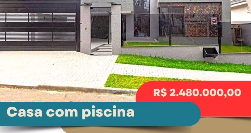 Casa NOVA com Piscina no Ecoville - 3 suítes