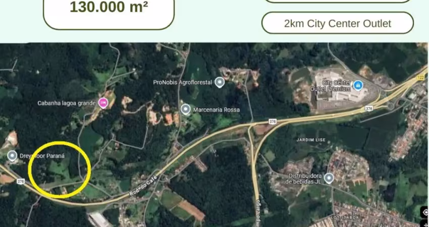 Terreno comercial à venda na Rodovia BR-277 Curitiba Ponta Grossa, Itaqui, Campo Largo