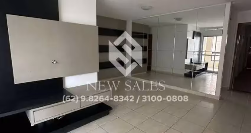 Apartamento semi-mobiliado, 3 quartos - jardim goias
