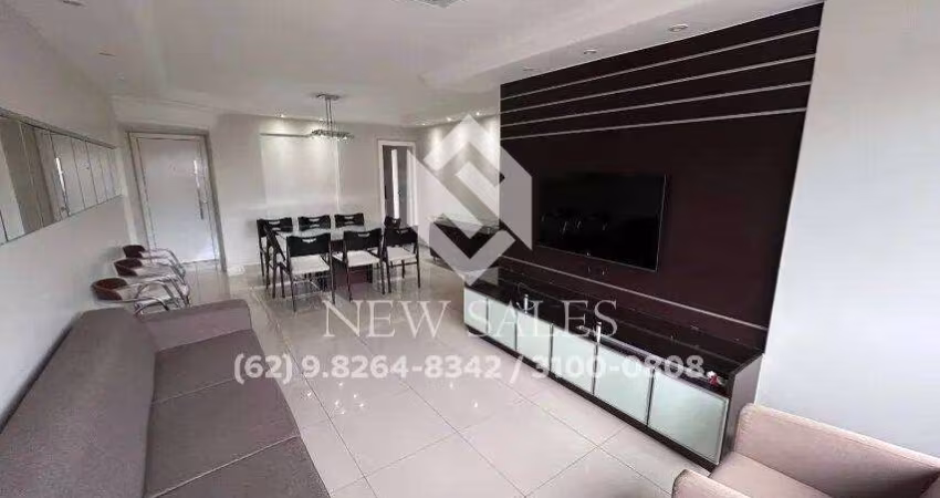 MOBILIADO! Apartamento c/ 114m², 4 quartos, 2 vagas paralelas- Setor Bueno