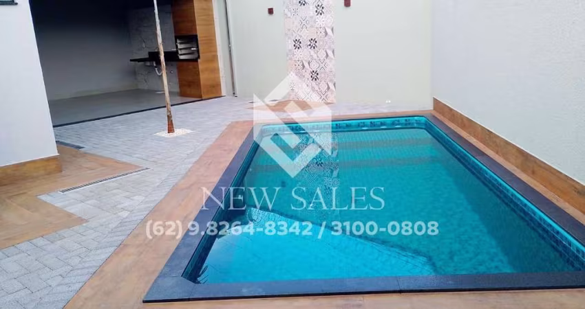 Casa com 3 Quartos sendo 1 Suíte - Piscina - Setor Brisas da Mata