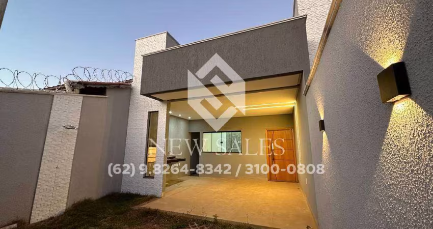 Casa com 3 Quartos sendo 1 Suíte - Área Gourmet - Res. Recanto do Bosque