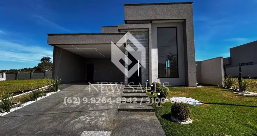 Casa térrea em condomínio fechado com 3 suítes plenas - Terras Alpha