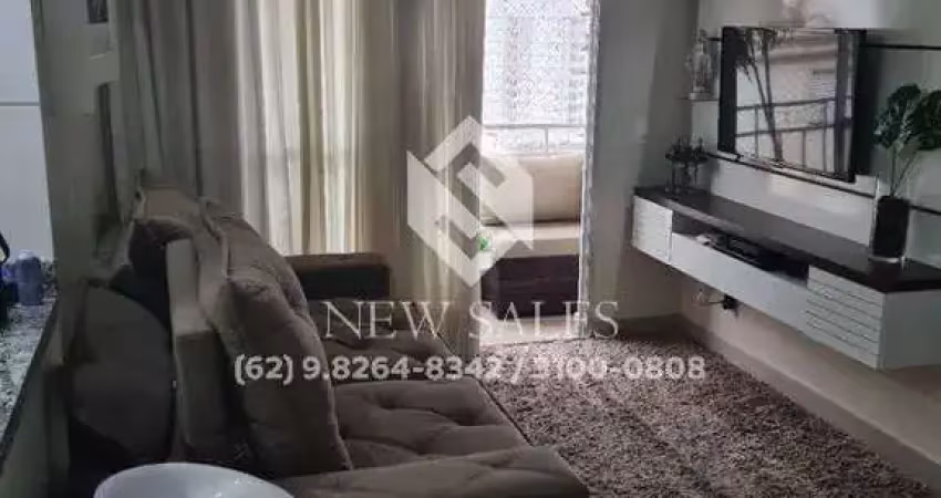 Apartamento mobiliado 3 quartos, andar alto - setor goiânia 2